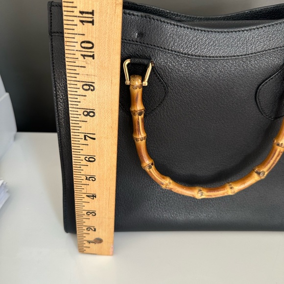 Gucci Black Tote with Bamboo Handles - Picture 12 of 13